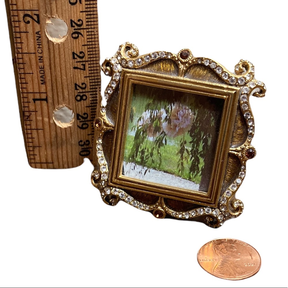 Jay Strongwater Swarovski Crystal Picture Frame